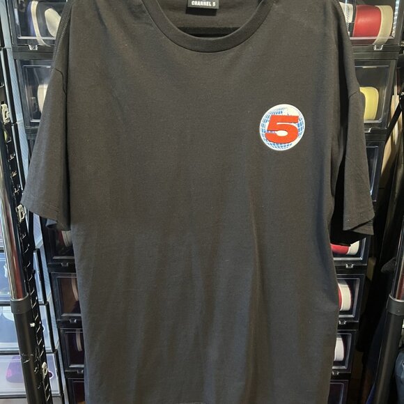 Channel 5 News Andrew Callaghan Globe XXL Graphic T-Shirt 2022 All Gas No Breaks - Picture 1 of 5